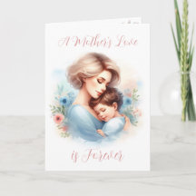 L’amour d’une mère dans l’aquarelle Fête des mères