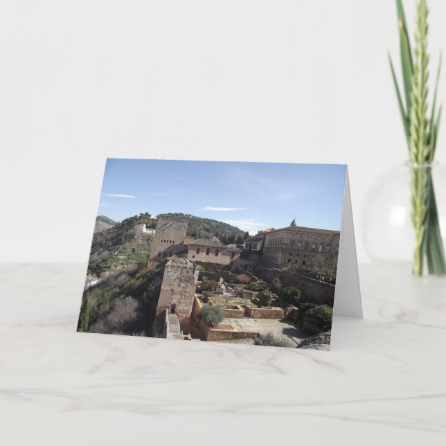 Carte La Alhambra, Grenade, Espagne (Devant)