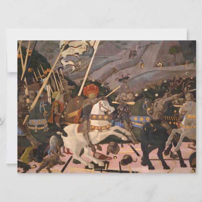 Carte La bataille de San Romano (Peinture médiévale de g (Devant)