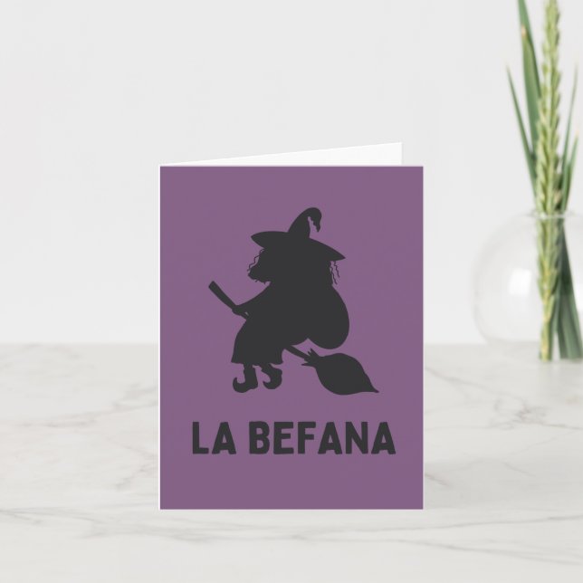 Carte La Befana (Epifanie) Sorcière de Noël italienne  (Devant)