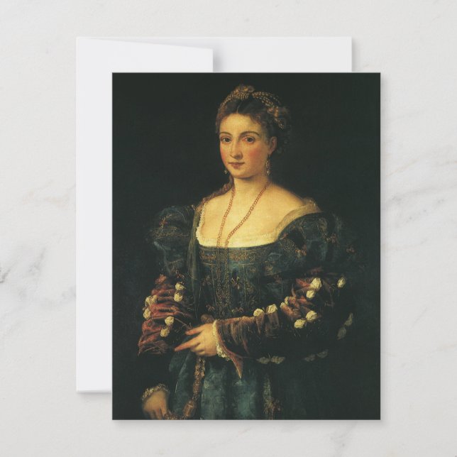 Carte La Bella, Duchesse d'Urbino par Titien (Devant)