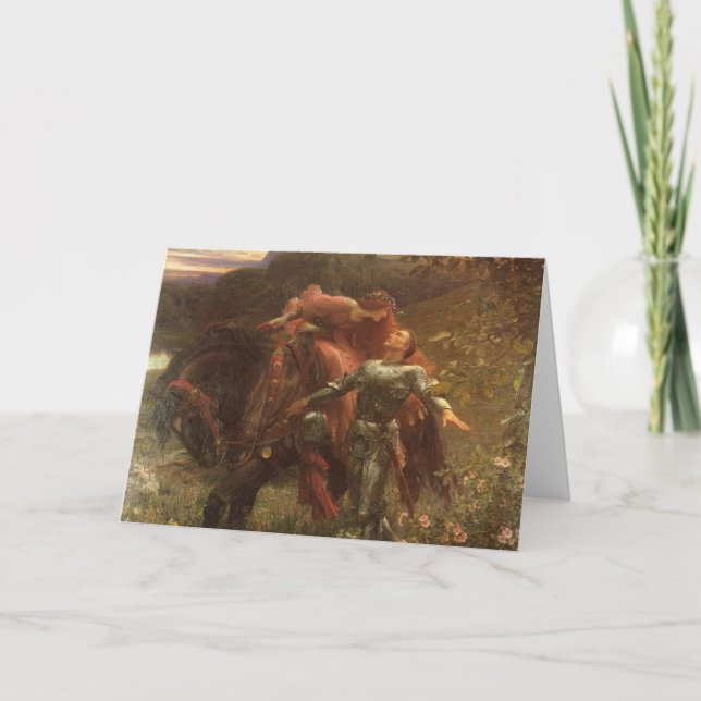 Carte La Belle Dame sans Merci par Sir Frank Dicksee (Devant)