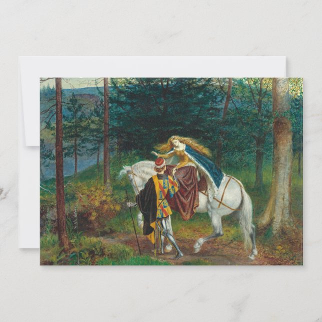 Carte La Belle Dame Sans Merci | Walter Crane (Devant)