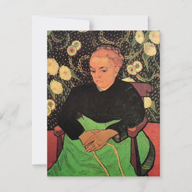 Carte La Berceuse (Augustine Roulin) par Vincent van Gog (Devant)