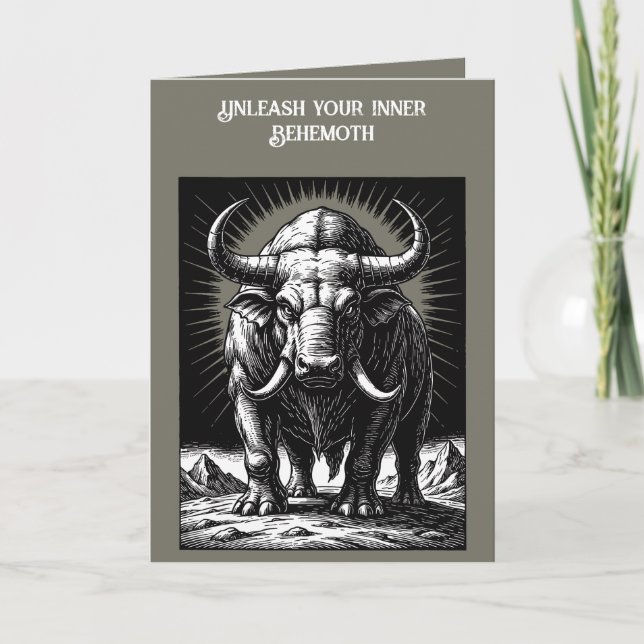 Carte La Bête Primordiale Behemoth (Devant)