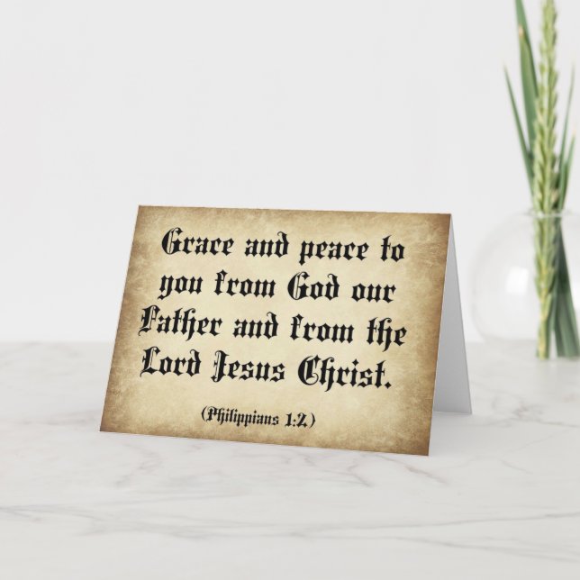 Carte La Bible de Philippians (Devant)
