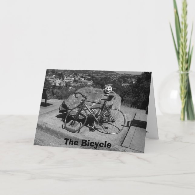 Carte La bicyclette (Devant)