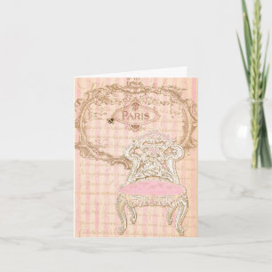 Carte La Brocante Royale rose de la Reine