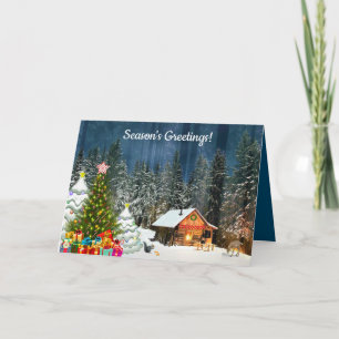 Carte La cabane de Noël 