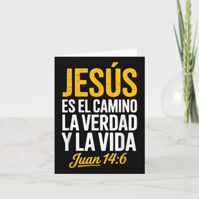 Carte La Camisa De Jesus En Espanol Chrétien Espagnol (Devant)