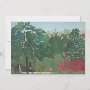 Carte La Cascade de Henri Rousseau, Vintage Fine Art