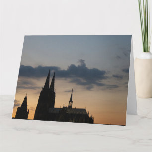 Carte La cathédrale de Cologne et l'ancien hôtel de vill