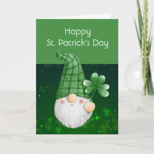Carte La chance de The Irish Leprechaun Fun St. Patrick'