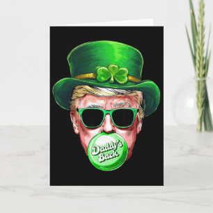 Carte La chance Shamrock de la Saint-Patrick de Papa Ck