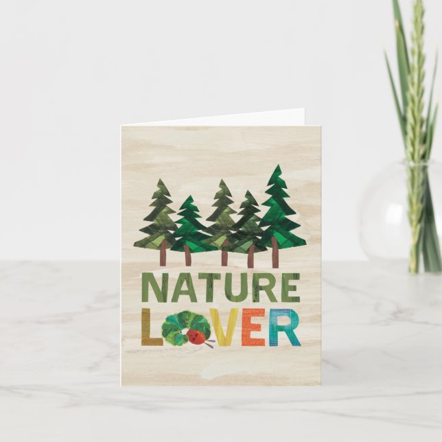 Carte La chenille très affamée amoureuse de la nature (Devant)