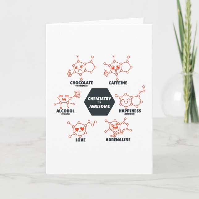 Carte La chimie est géniale (Devant)
