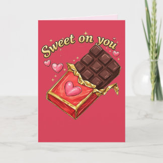 Carte La conception de la Saint-Valentin inspirée par le