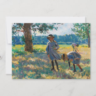 Carte La Cueillette des Fleurs   Henri Lebasque