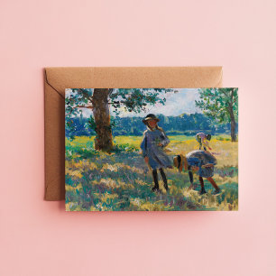 Carte La Cueillette des Fleurs   Henri Lebasque