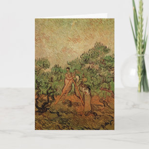Carte La cueillette d'olives par Vincent van Gogh