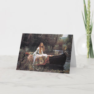 Carte La Dame de Shalott par John W. Waterhouse