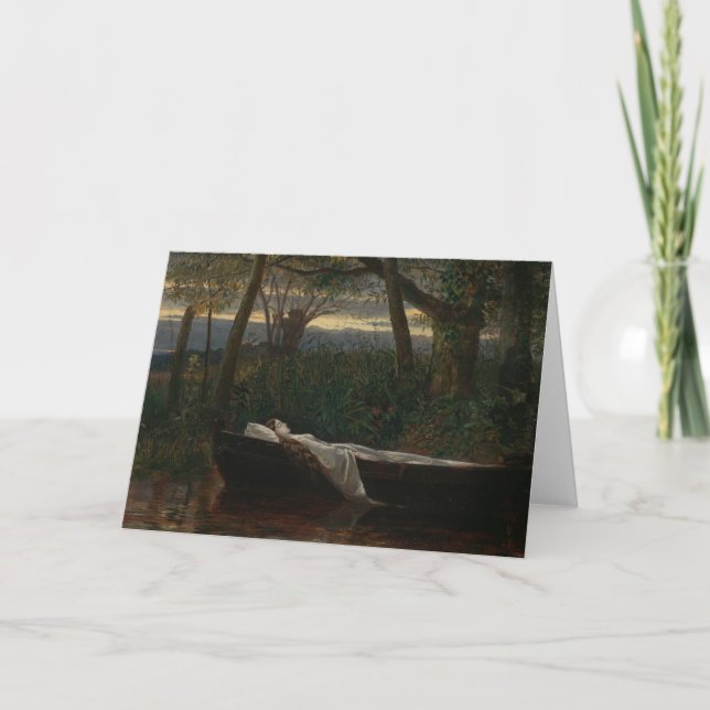 Carte La Dame de Shalott | Walter Crane (Devant)