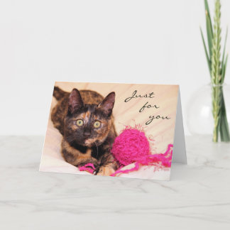 Carte La délivrance Tortie de chat de Greyfoot juste