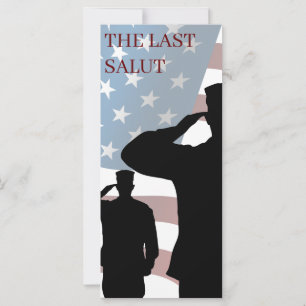 CARTE LA DERNIÈRE SALUT