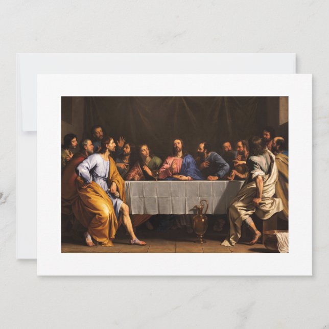 Carte La Dernière soupe aux disciples (Devant)