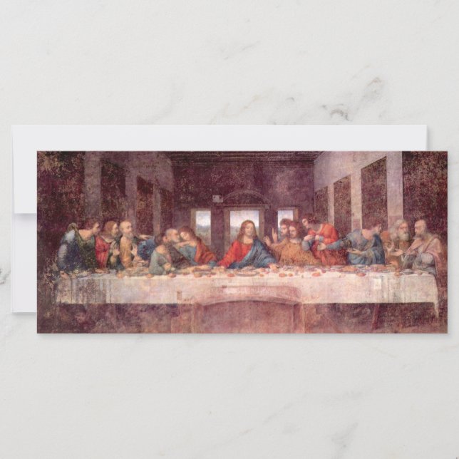 Carte La Dernière soupe de Léonard de Vinci (Devant)