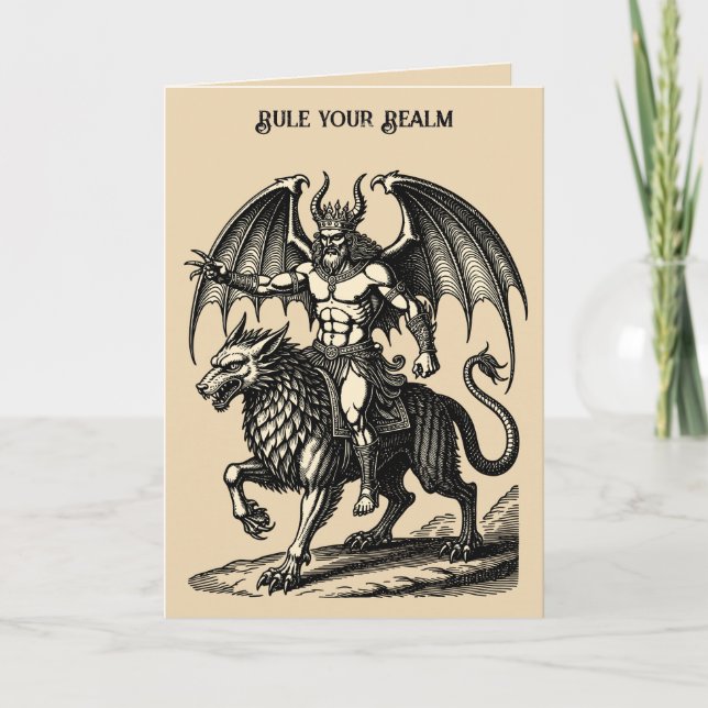 Carte La domination silencieuse d'Astaroth (Devant)