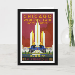 Carte La "Exposition universelle, Chicago, 1933" crus