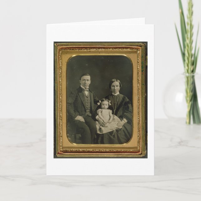 Carte La famille de Hiller, c.1850 (daguerréotype) (Devant)