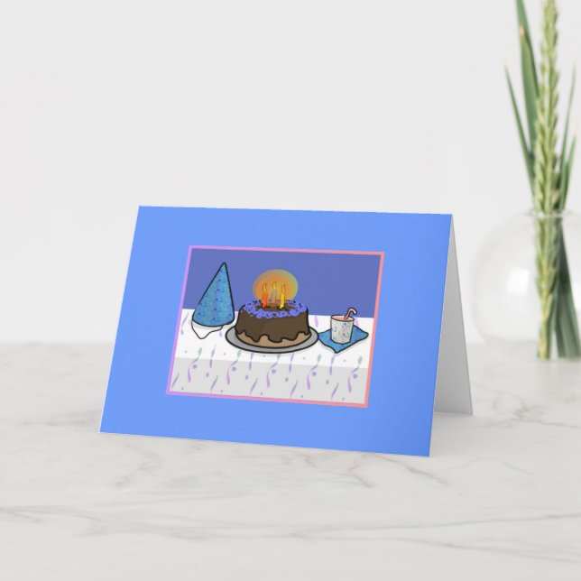 Carte La fête d'anniversaire (Devant)