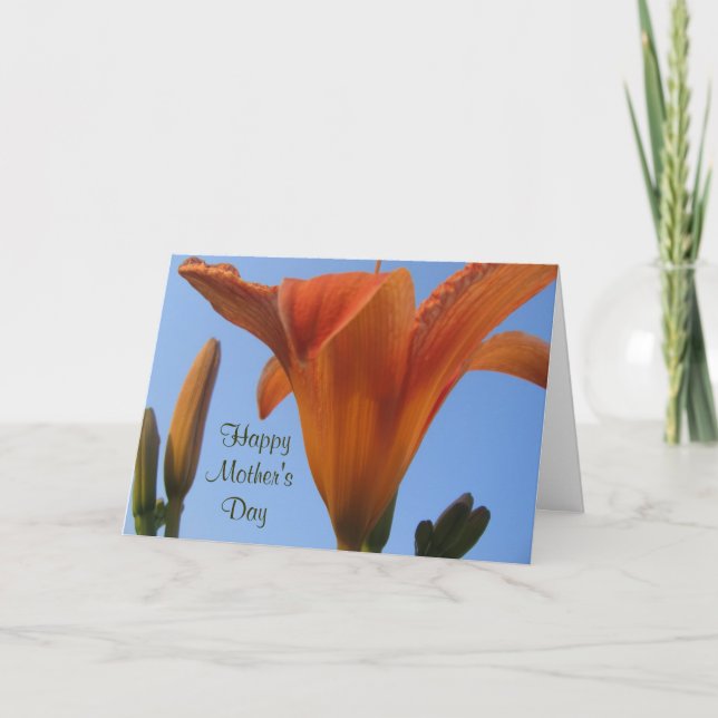 Carte La Fête des Mères Lilies (Devant)