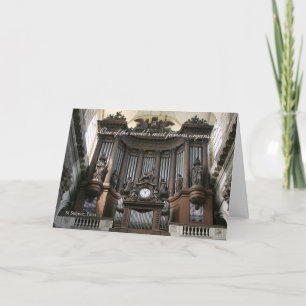 Carte La fête des Pères - orgue de St Sulpice