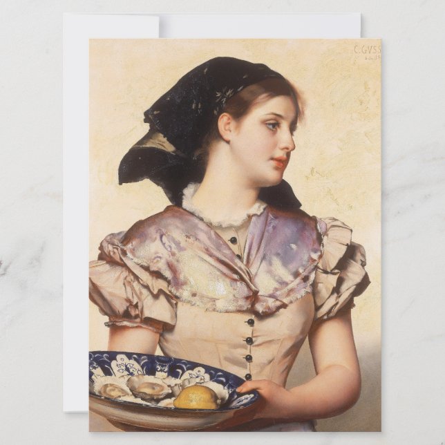 Carte La fille huître (Devant)