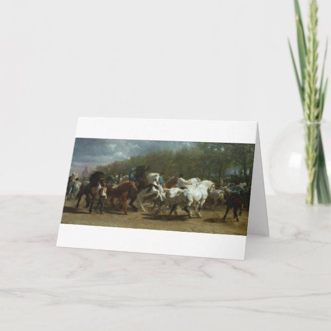 Carte La Foire du Cheval de Rosa Bonheur (Devant)