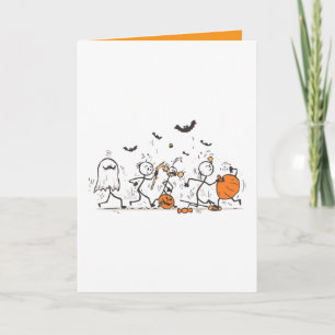 Carte La grande bataille de bonbons d'Halloween – Bâton 