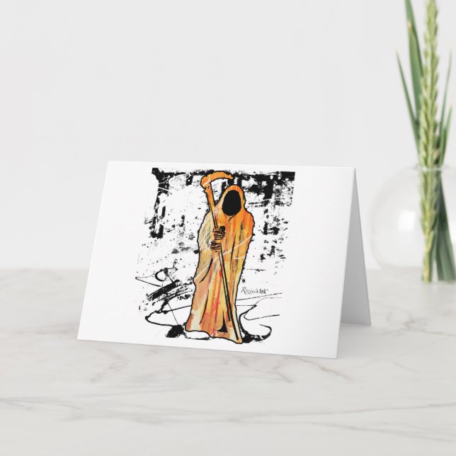 Carte La Grande Faucheuse Éffrayante de la mort d'Hallow (Devant)