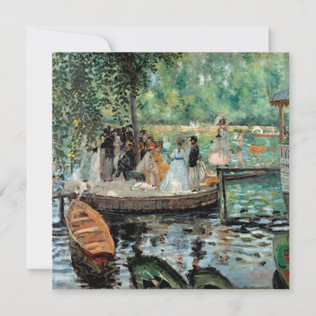 Carte La Grenouillère Auguste Renoir (Devant)