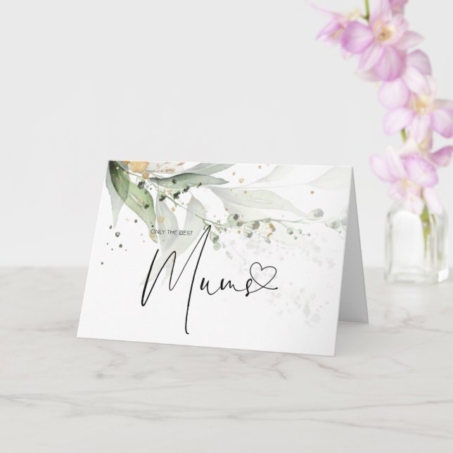 Carte La grossesse en pleine verdure, une nouvelle pour  (Orchidée)