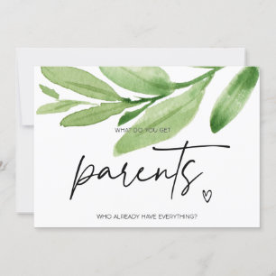 Carte La grossesse révèle que les parents s'attendent à 