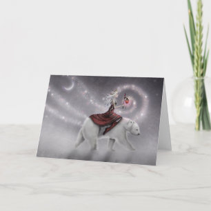 Carte La Jeune Fille du Voyage et l'Ours Polaire Fantast