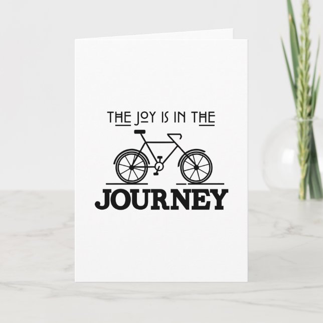 CARTE LA JOIE EST DANS LE VOYAGE (Devant)