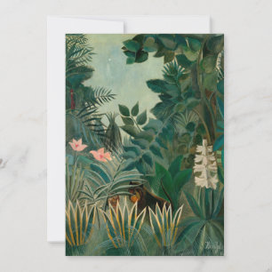 Carte La jungle équatoriale   Henri Rousseau