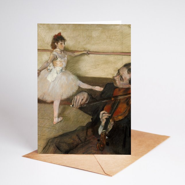 Carte La leçon de danse | Edgar Degas (Créateur téléchargé)