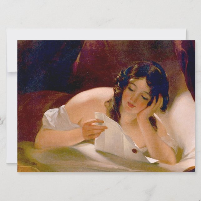 Carte La lettre d'amour (par Thomas Sully) (Devant)