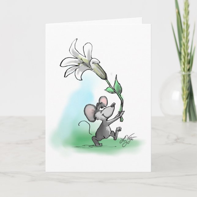 Carte La Lily de Pâques de Moe (Devant)