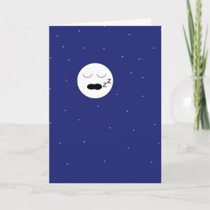 Carte La Lune Dormir Vide